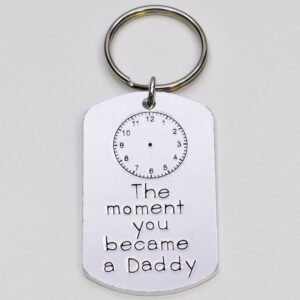 Stamped With Love - Moment you became a Daddy Keyring