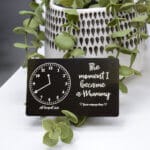 Moment I became a Mummy Wallet Card