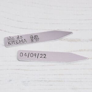 Stamped With Love - Personalised We Do Wedding Collar Stays
