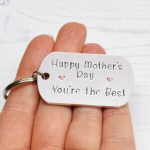 Stamped With Love - Happy Mother's Day You're the Best Keyring