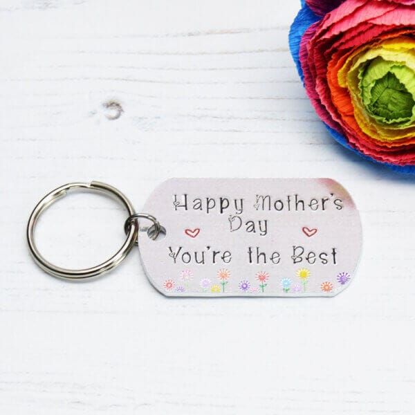 Stamped With Love - Happy Mother's Day You're the Best Keyring