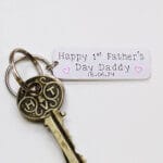 Happy 1st Father's Day Keyring