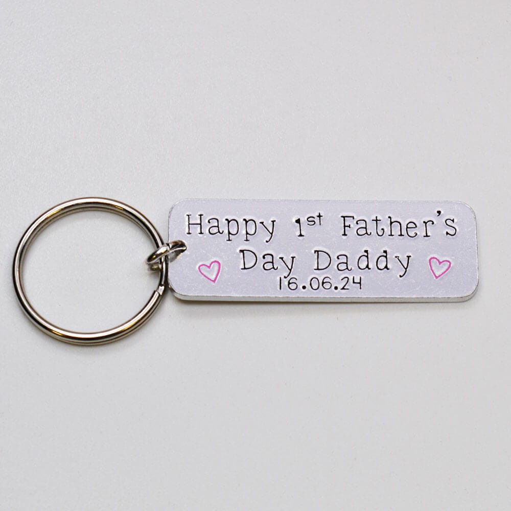 Stamped With Love - Happy 1st Father's Day Keyring
