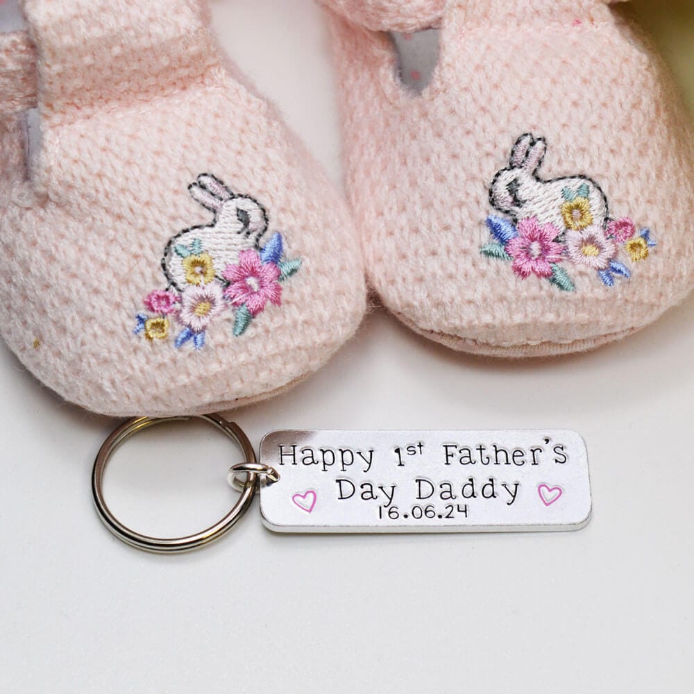 Stamped With Love - Happy 1st Father's Day Keyring