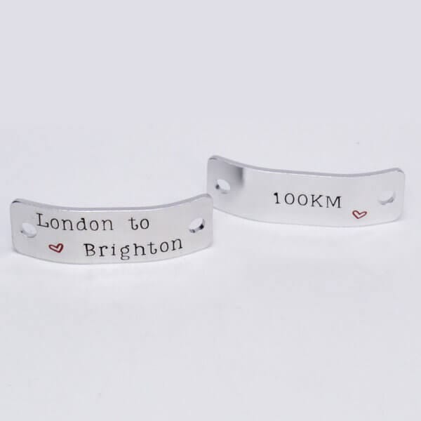 Stamped With Love - London to Brighton 100km Shoe Tags