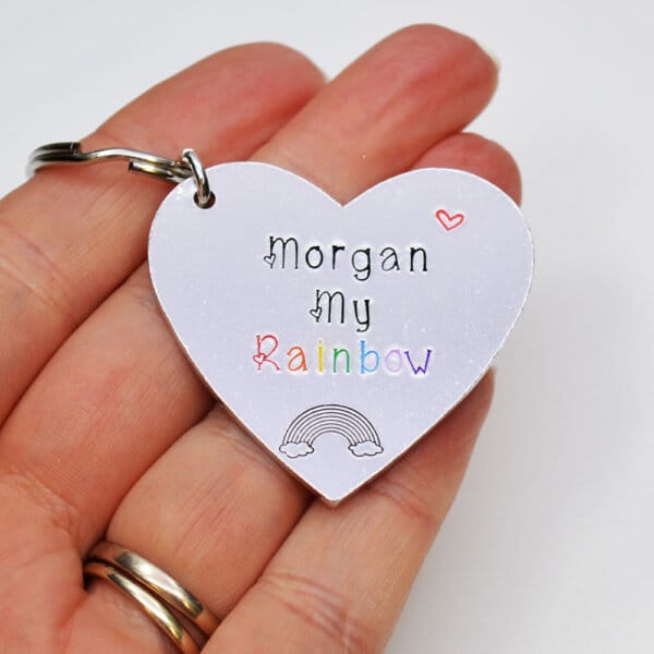 Stamped With Love - My Rainbow Keyring