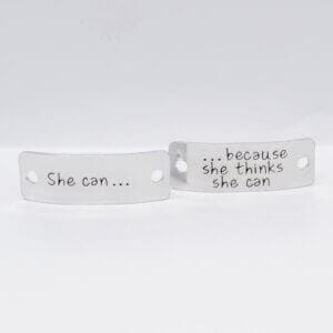 Stamped With Love - She Can… Because She Thinks She Can Shoe Tags