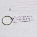A son's first hero Keyring