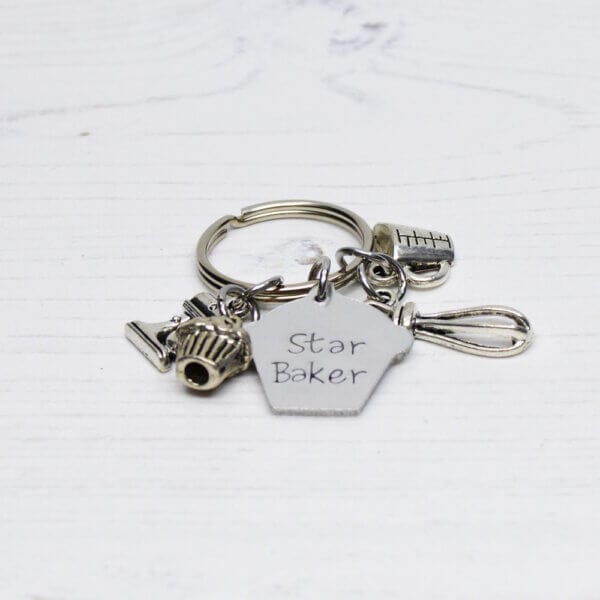 Stamped With Love - Star Baker Keyring