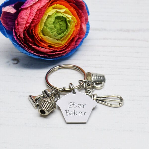 Stamped With Love - Star Baker Keyring