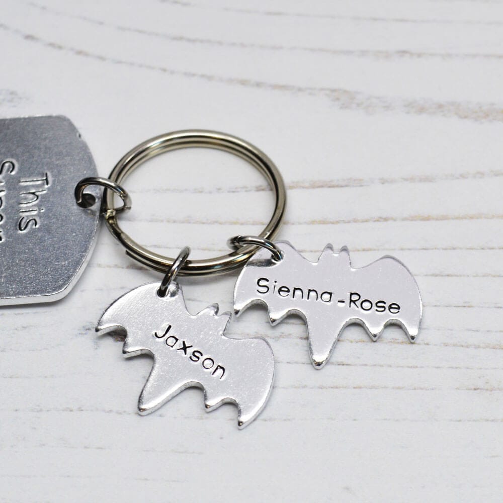 Stamped With Love - Super Grandad belongs to Bat Keyring