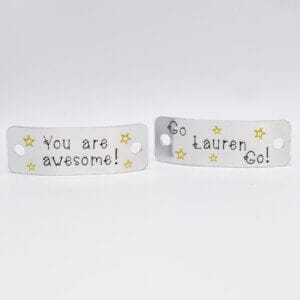 Stamped With Love - You are awesome personalised Shoe Tags