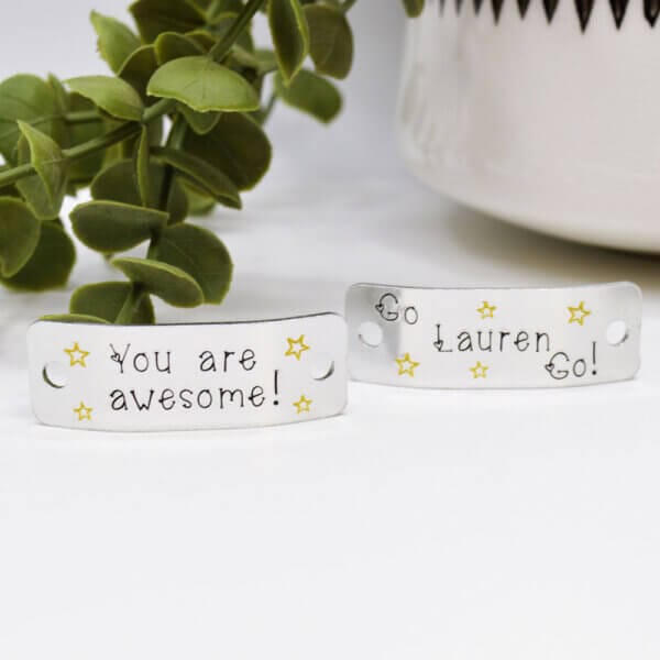 Stamped With Love - You are awesome personalised Shoe Tags