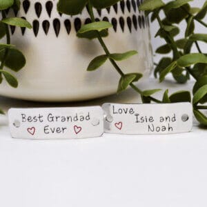 Stamped With Love - Best Grandad Ever Personalised Shoe Tags