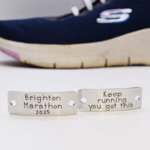Stamped With Love - Brighton Marathon Keep Running Shoe Tags