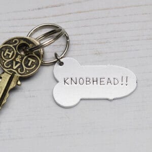 Stamped With Love - Knobhead Keyring