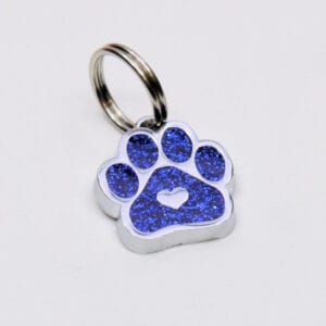 The Pink Pineapple - Personalised Enamel Paw Tag
