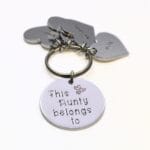 This Aunty Belongs To Personalised Keyring