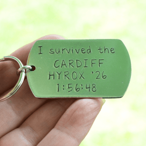 Stamped With Love - Personalised Hyrox Finisher Keyring
