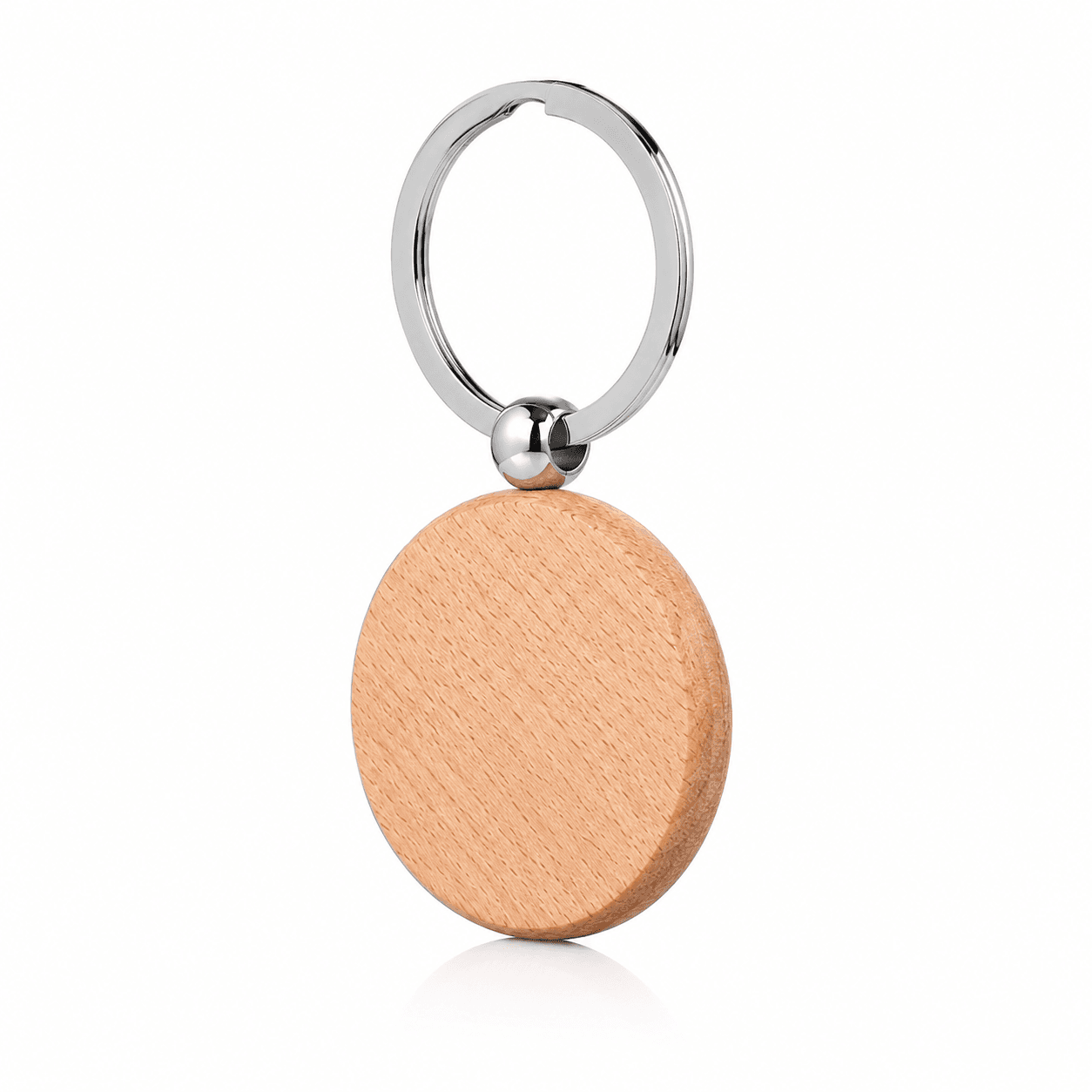 The Pink Pineapple - Wooden Keyring Blanks – Round 40mm