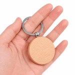 Wooden Keyring Blanks – Round 40mm
