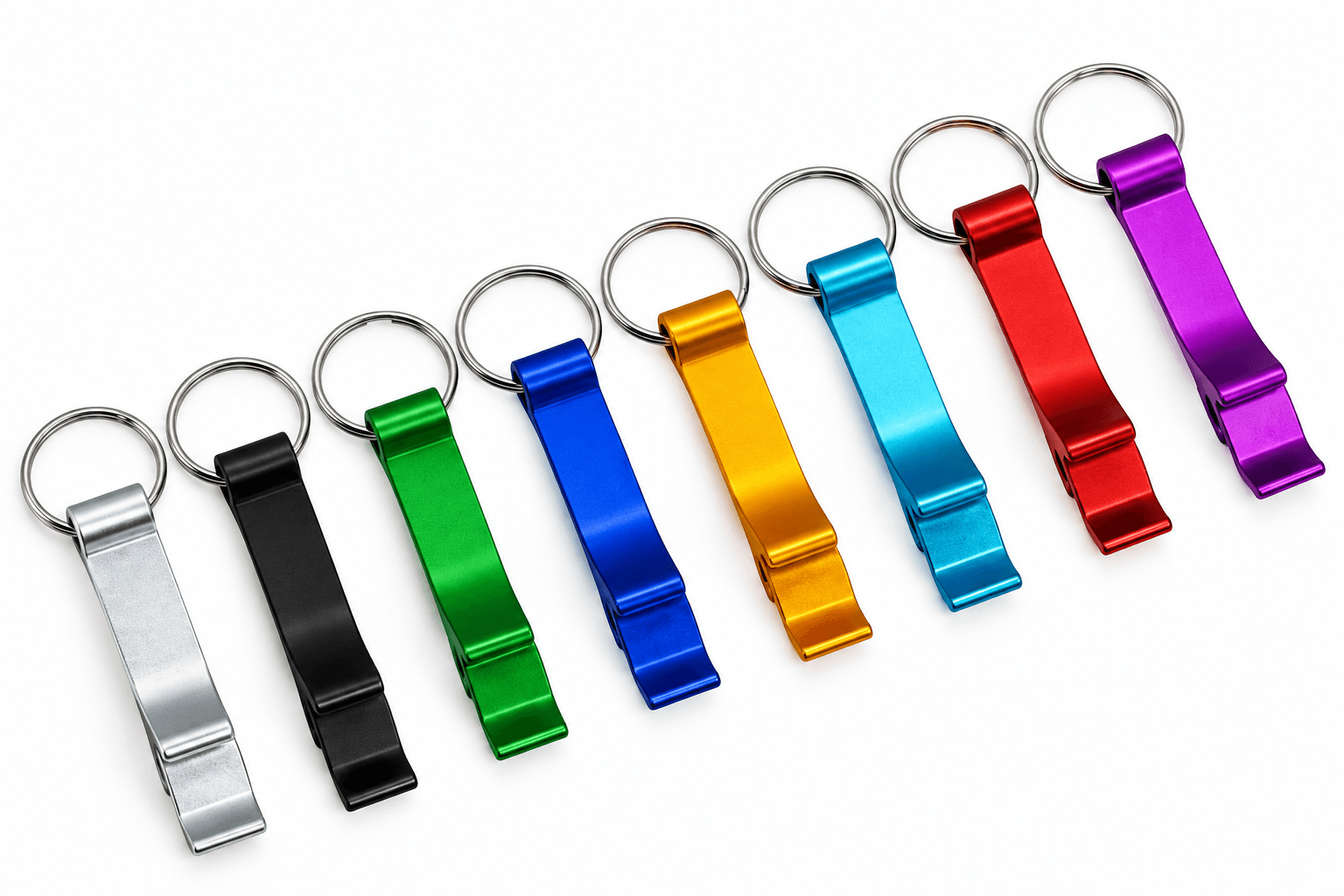 The Pink Pineapple - Anodised Aluminium Bottle Opener Keyring