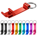 Anodised Aluminium Bottle Opener Keyring