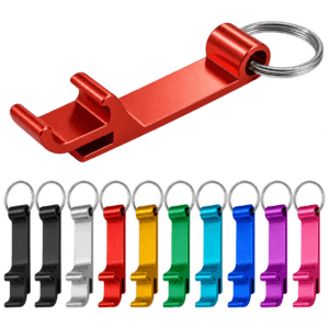 The Pink Pineapple - Anodised Aluminium Bottle Opener Keyring