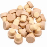 Wine Bottle Rubber Stopper with Wooden Top