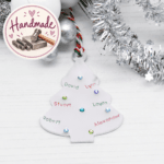 Personalised Family Christmas Tree Decoration