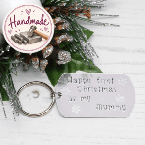 Stamped With Love - Happy first Christmas as my Mummy Keyring