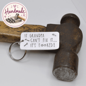 If Grandad can't fix it Censored Keyring