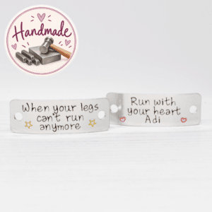 Stamped With Love - Run with your heart Shoe / Trainer Tags