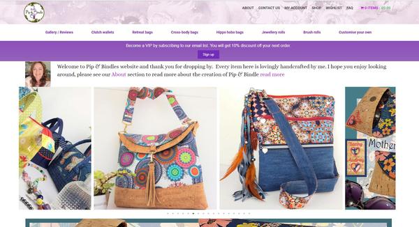 Pip & Bindle Website